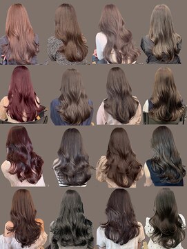 フォンズ(FONS) 要保存！ブリーチなしカラー/オリーブベージュグレージュピンク