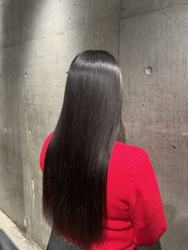 エノア 青山(ENORE) アイロン無しでまとまるウル艶縮毛矯正!(飯田)