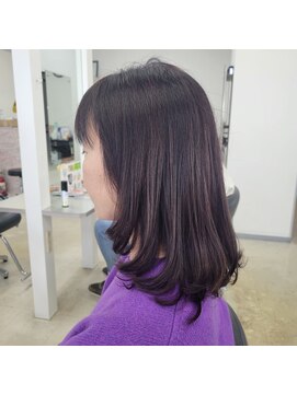 スターカット 新大工店 ボルドー系白髪ぞめ♪【新大工/白髪染め/髪質改善】