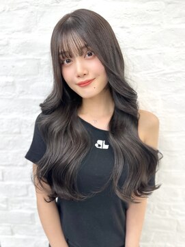 アマトウキョウ アユンチェ(AMA TOKYO×AYUNCHE) 前髪顔まわり韓国ヘアレイヤーカットサイドバンク2wayバンク韓国