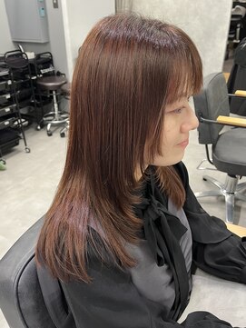 クラン 岡本(Chlan) 2025年S/Sトレンド!艶髪ウォームブラウン