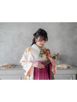成人式・卒業式・七五三など…大切な日の着付けはお任せください♪ヘアセットも一緒に出来ます。