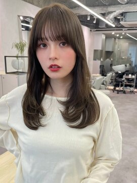 ポーチバイハニー オモテサンドウ(PORCH by HONEY omotesando) レイヤーカットイメチェンオリーブベージュ髪質改善美髪小顔