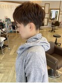 大人可愛いショートボブ白髪ぼかし20代30代40代/大分