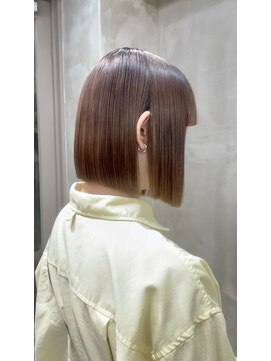 ザ パス(the path) 酸性ストレートで切りっぱなしボブもしっかりまとまる