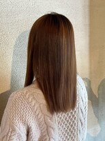 穀雨(Kokuu)&nbsp;大人シアーベージュミニウルフボブミディアムレイヤー