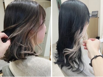 チェレ ロッソ 金剛店(Chere rosso)の写真/《大型駐車場20台完備◎》旬でトレンドのインナー/イヤリングカラーで自分史上最高に可愛いを手に入れる＊