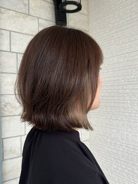 美容室 プラセル(Plaser) グレージュ系インナーカラー