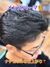 メンズカット+パーマ!メンズに人気のクイックスパサービスおんぷ