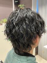 ワイボンドヘアー(Y bond hair)&nbsp;無造作パーマツイストスパイラルパーマツーブロックメンズカット