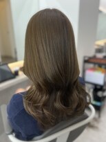 ソヨン 名駅2号店(SOYON)&nbsp;オリーブベージュ/ブリーチなしダブルカラー/ベージュ/韓国ヘア