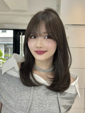 オニキス 原宿(ONYX) e25髪質改善ストレート透明感ヘーゼルベージュレイヤーカット