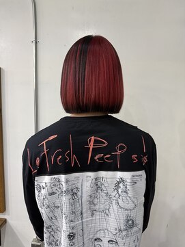 ヘアーワークスヴィクサス 諫早店(HAIR WORKS VIXUS) デザインカラー