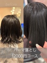 パーマ落としラボ アピッシュ 銀座(apish)&nbsp;【パーマ落とし12000円コース】