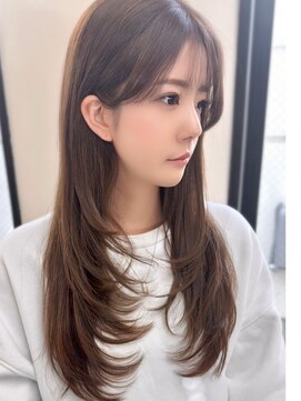 エムフロムソレイユミュー(M from soleil mju) 【ロングレイヤー/ウォームブラウン】