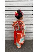 キッズ着付けスタイル♪　【ヘアセット/ヘアメ/着付け】