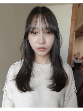 メゾンシアー(Maison Sheer) olive gray / nuance layer