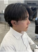MEN’S HAIR/サーフカール/刈り上げセンターパート/新田