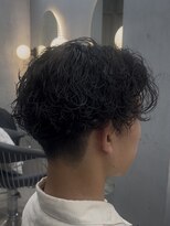 ロンドポレール 北千住(Lond polaire)&nbsp;men's/メンズ波巻きスパイラルパーマ/ナチュラルツーブロック