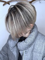 ブレイズヘアー(BLAZEhair) 【色落ち後もキレイ】脱白髪染めバレイヤージュ×ブリーチ2回