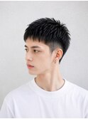 刈り上げ短髪大人男性ビジネスショートメンズヘア