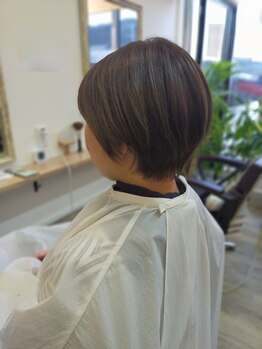 ネージュ(Neige)の写真/扱いやすいショートなら《Neige》へ♪経験豊富な女性スタイリストの高技術を体感して☆[加布里/駐車場有] 