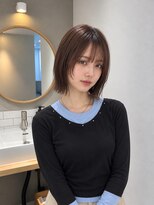 フォト 新宿三丁目(foto)&nbsp;髪質改善地毛風縮毛矯正くびれレイヤー切りっぱなしボブ
