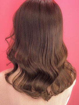 チェルシー 梅田(CHELSEA) 【CHELSEA】韓国風ウェーブ×モカブラウン