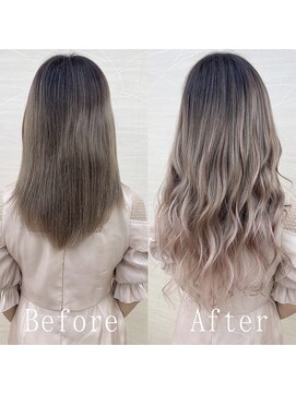 あるじゃんすー 横浜店 ピンクグレージュ#シールエクステ#アッシュピンク#エクステ#横浜