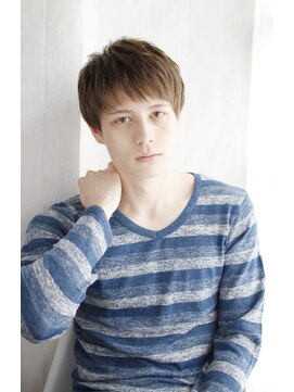 シュシュット(chouchoute) かき上げビジネス七三オールバックコンマヘアツイストパーマ/007