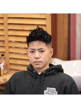 カイバーバーバイウッズ(Kai Barber by woods) men's cut perm