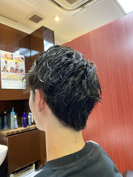 ヒロギンザ 新橋日比谷口店(HIRO GINZA) スパイラルマッシュパーマ　新橋/日比谷/内幸町/虎ノ門/理容室