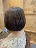 アドラーブル 長岡新保店(adorable)&nbsp;【アッシュベージュ】  ミニボブ　20代30代40代