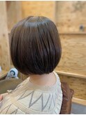 【アッシュベージュ】  ミニボブ 20代30代40代