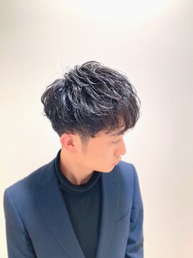 プレミアムバーバー 原宿店(PREMIUM BARBER produce by HIRO GINZA) ツーブロック×メンズパーマ/渋谷/表参道/バーバー/刈り上げ