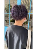 【箕面】メンズ/ヴァイオレットカラー/ブリーチ chika
