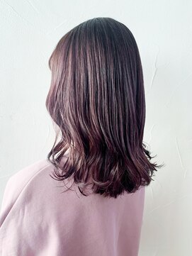 アイティーバイアルバム 八王子店(IT by ALBUM) ピンクブラウンミディアム_Aラインボブマロンベージュ_ba323751