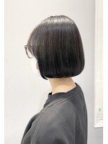 ミニボブ　30代ボブ　お手入れ簡単