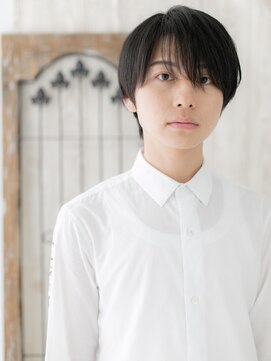 モッズヘアメン 名護大東店(mod's hair men) ≪mod's men≫長めバングがミントアッシュ★ビジカジショートb