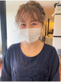 ショートヘアセット♪