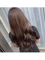 ナンバーセブン(N7)&nbsp;透明感ブラウンカラーx巻き髪簡単レイヤーカット