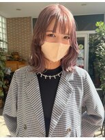 デイジー(Daisy) 天神/大名/ケアブリーチ/パープルベージュ/前髪カット