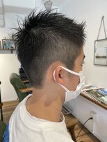 ホロホロ ヘアーデザイン(holoholo Hair Design)&nbsp;刈り上げツーブロック　メンズビジネスベリーショート