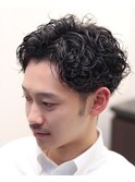 ソフトツイストスパイラルパーマ/ツーブロック
