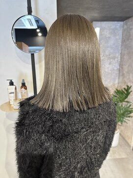 エクリュ(e'cru) #ブリーチなしオリーブベージュ