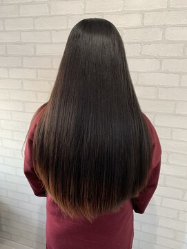 ライフ 忍ケ丘店(Lyfe) ピンクベージュ_エアリーミディショートパーマ_ 32