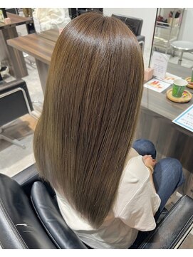 アヴァンス 和泉中央店(AVANCE) 髪質改善カラー×オリーブベージュ×艶髪
