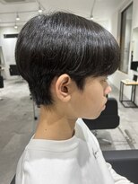 ヒュイル バイ ニアウ(Hwyl by Niau)&nbsp;メンズシースルーマッシュパーマニュアンスパーマツーブロック