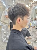 刈り上げツーブロック短髪マッシュベリーショートメンズヘア