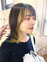 サンド 池袋(sand)&nbsp;推しカラー/インナーカラー/ダブルカラー/池袋駅/ボブ